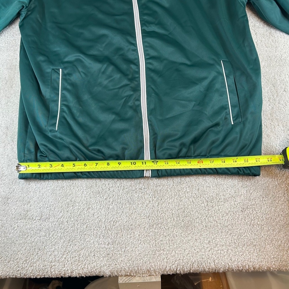 Vintage NFL Philadelphia Eagles Men's XL Track Jacket Green Full Zip Mesh Lined - Picture 11 of 16